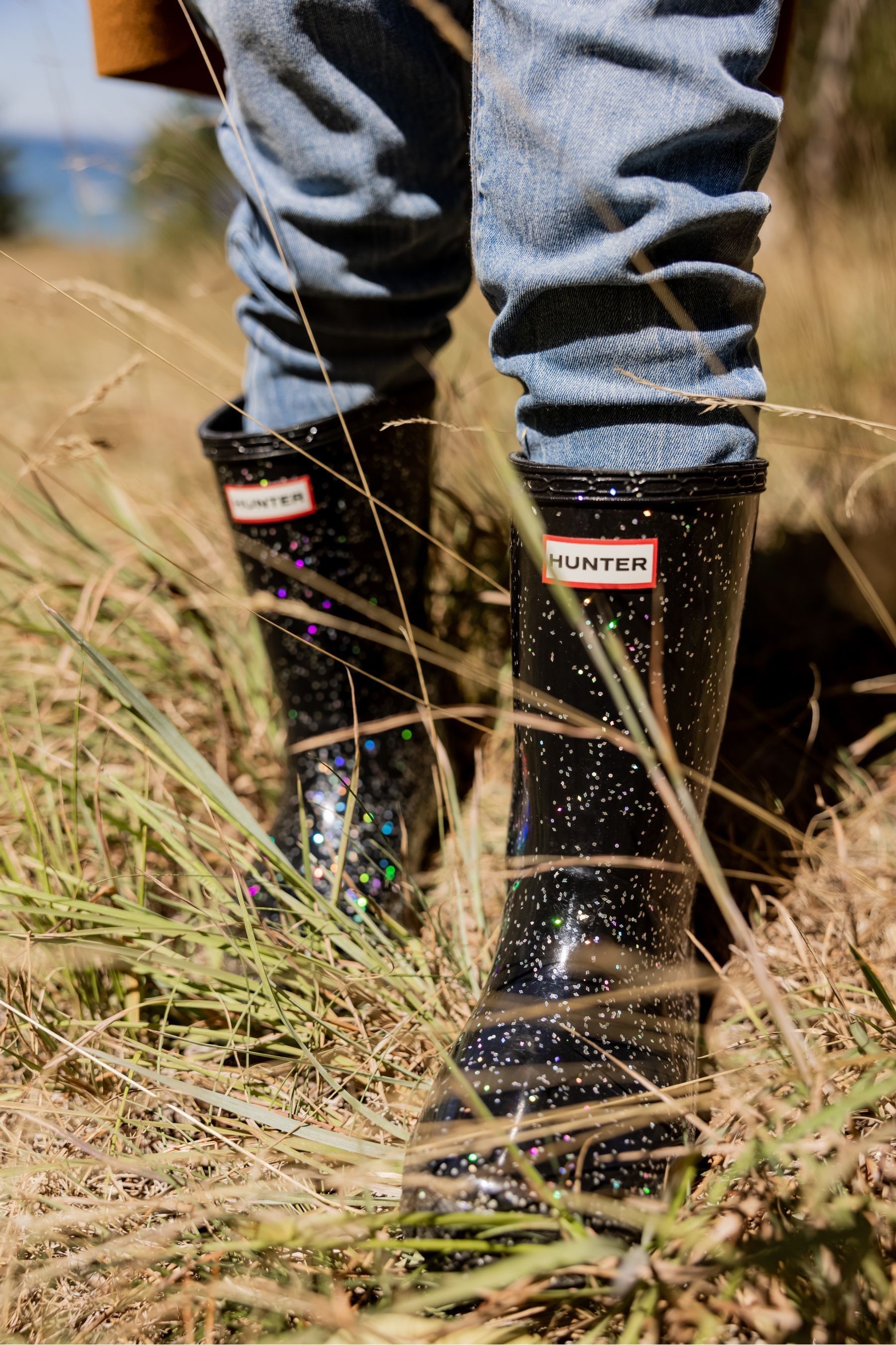 Buy Hunter Little Kids Original First Classic Glitter Wellies from Next Luxembourg