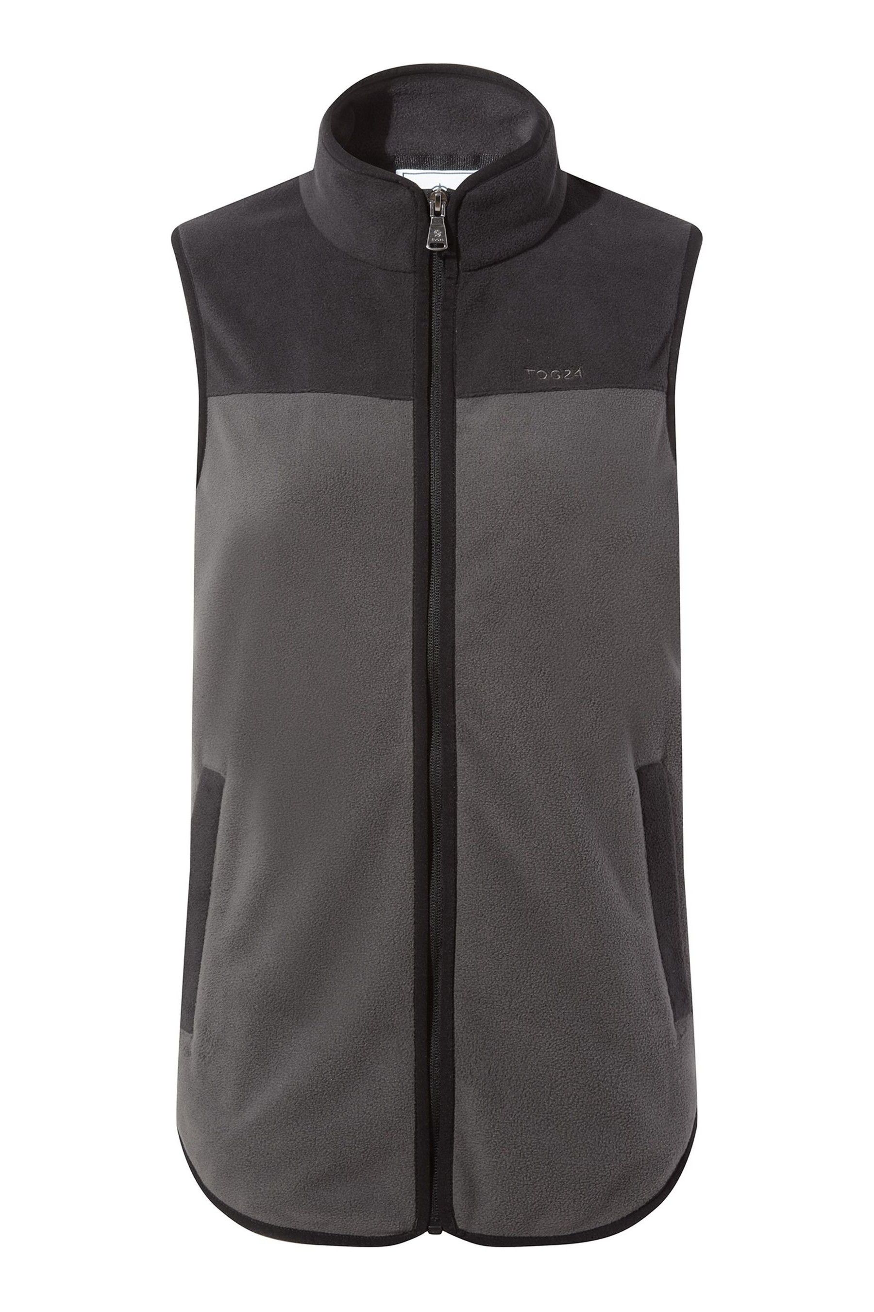 Black fleece gilet discount