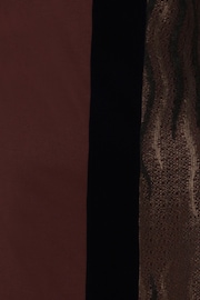 HotSquash Brown Princess Seam Dress With Velvet - Image 5 of 5