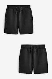 Clarks Black Sweat Shorts 2 Pack - Image 1 of 5