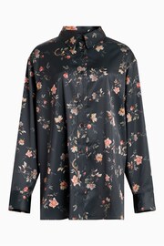 AllSaints Black Louisa Tanana Shirt - Image 7 of 7