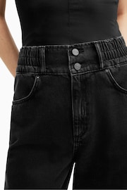 AllSaints Black Full Hailey 100% Cotton Jeans - Image 5 of 7