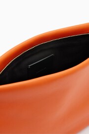 AllSaints Orange Bettina Clutch - Image 4 of 6