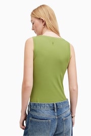 AllSaints Green Rina Tank Top - Image 2 of 7