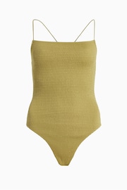 AllSaints Green Tilly Bodysuit - Image 7 of 7