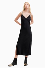 AllSaints Black Immy Dress - Image 1 of 7