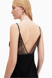 AllSaints Black Immy Dress - Image 6 of 7