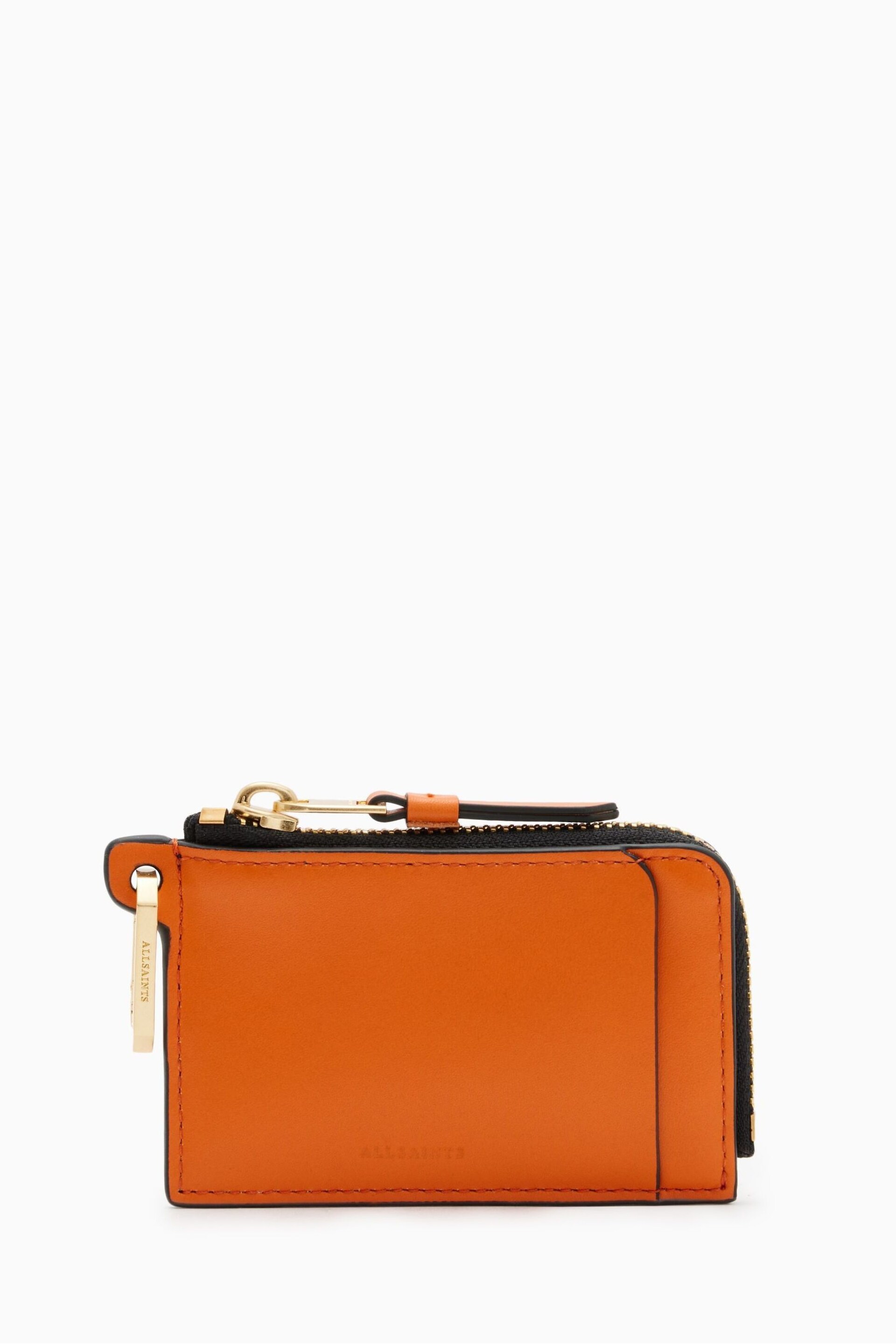 AllSaints Orange Remy Wallet - Image 1 of 6