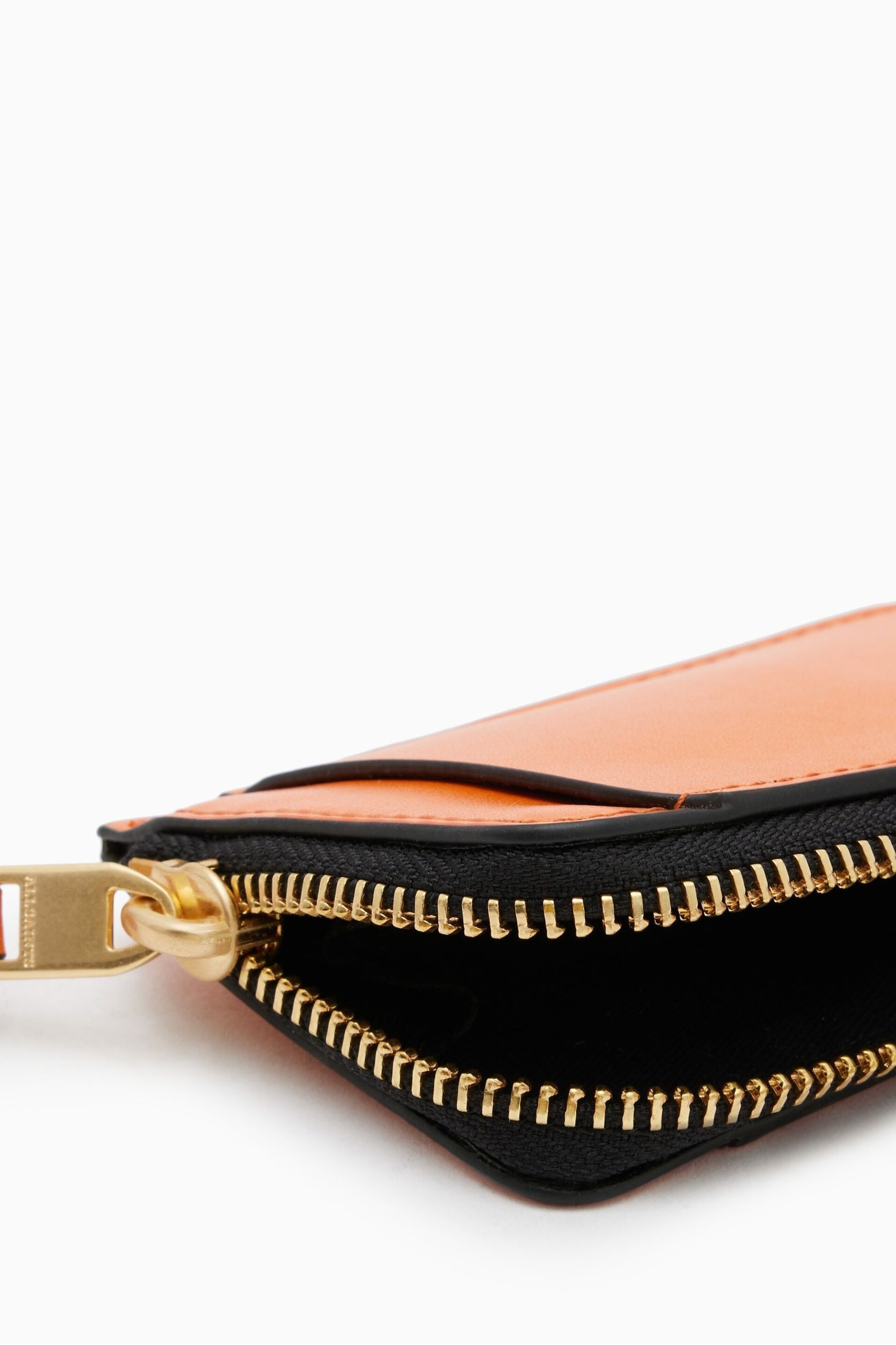 AllSaints Orange Remy Wallet - Image 4 of 6