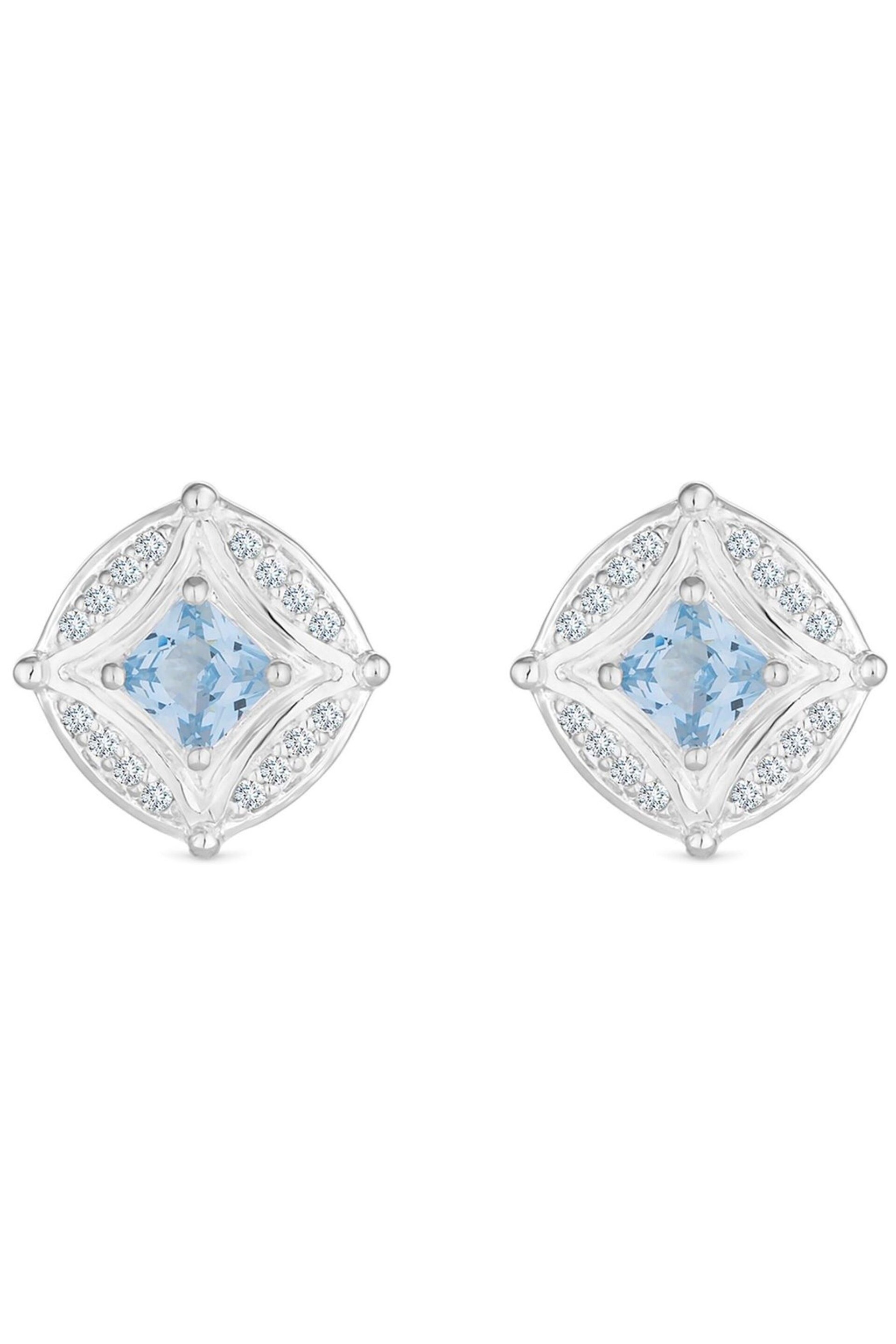 Simply Silver Silver Tone Spinel And Cubic Zirconia Earrings - Image 1 of 3