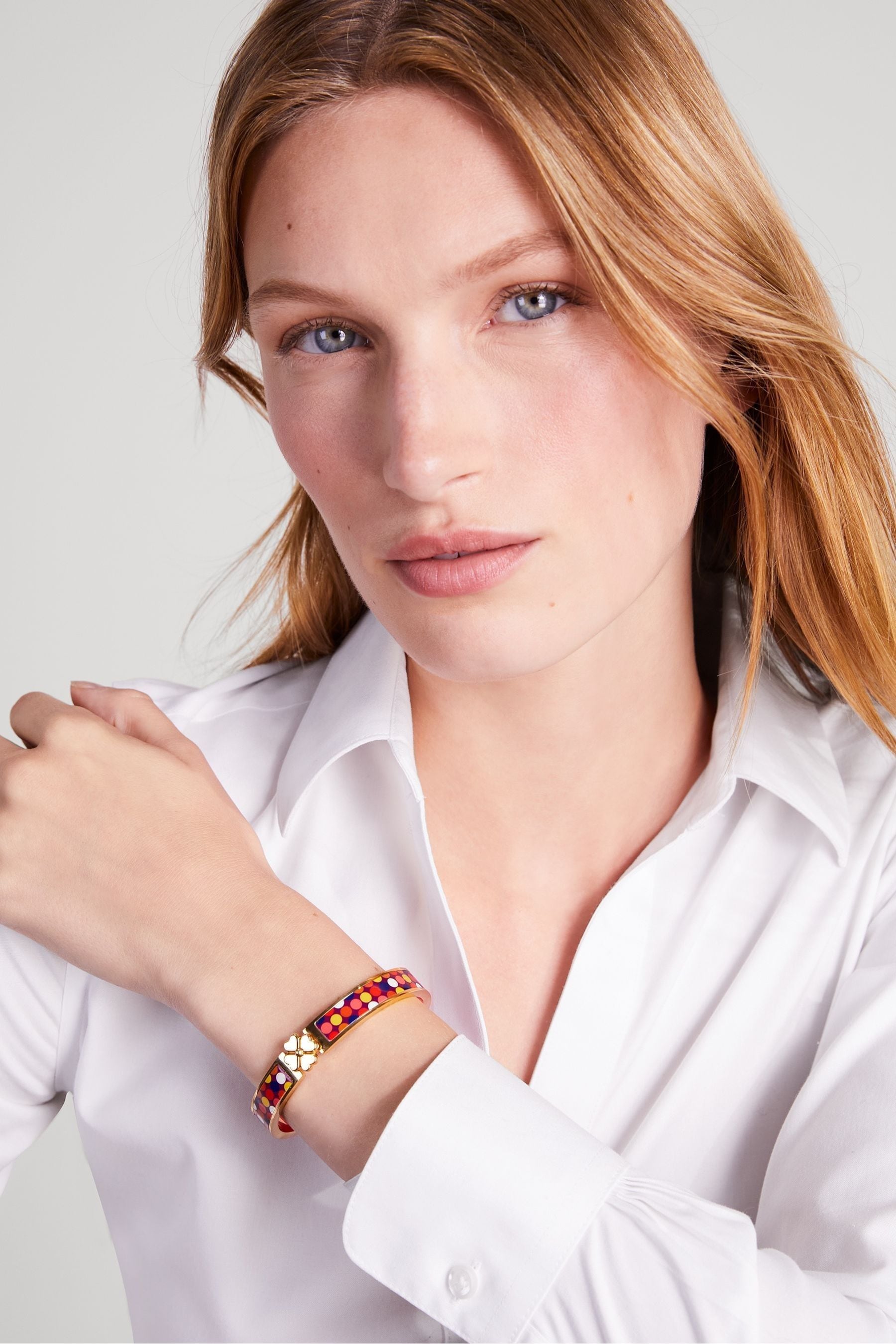 Buy Kate Spade New York Heritage Spade Dot Party Hinged Bangle from Next Luxembourg