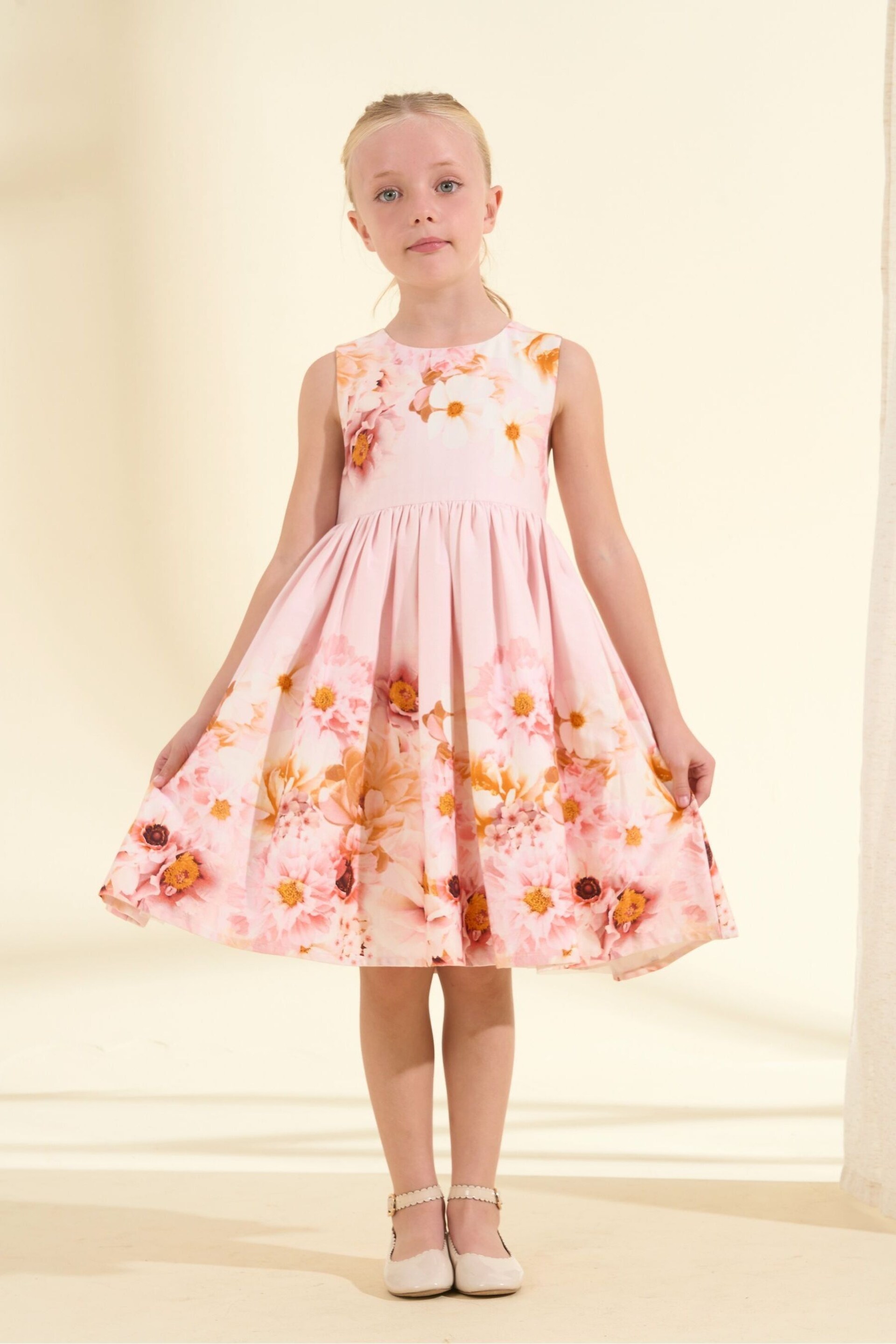 Angel & Rocket Pink Emilia Garden Floral Dress - Image 1 of 5