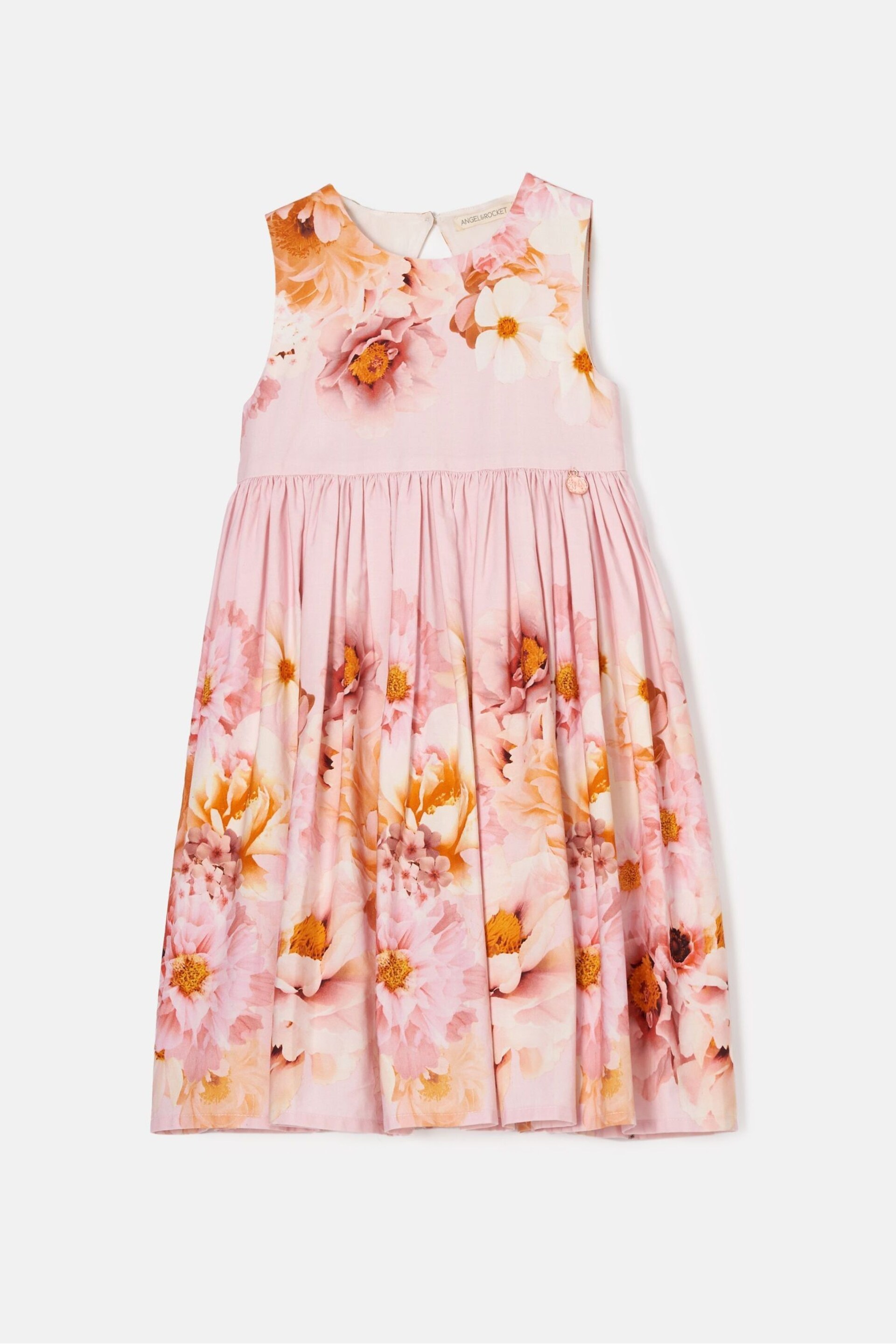 Angel & Rocket Pink Emilia Garden Floral Dress - Image 3 of 5