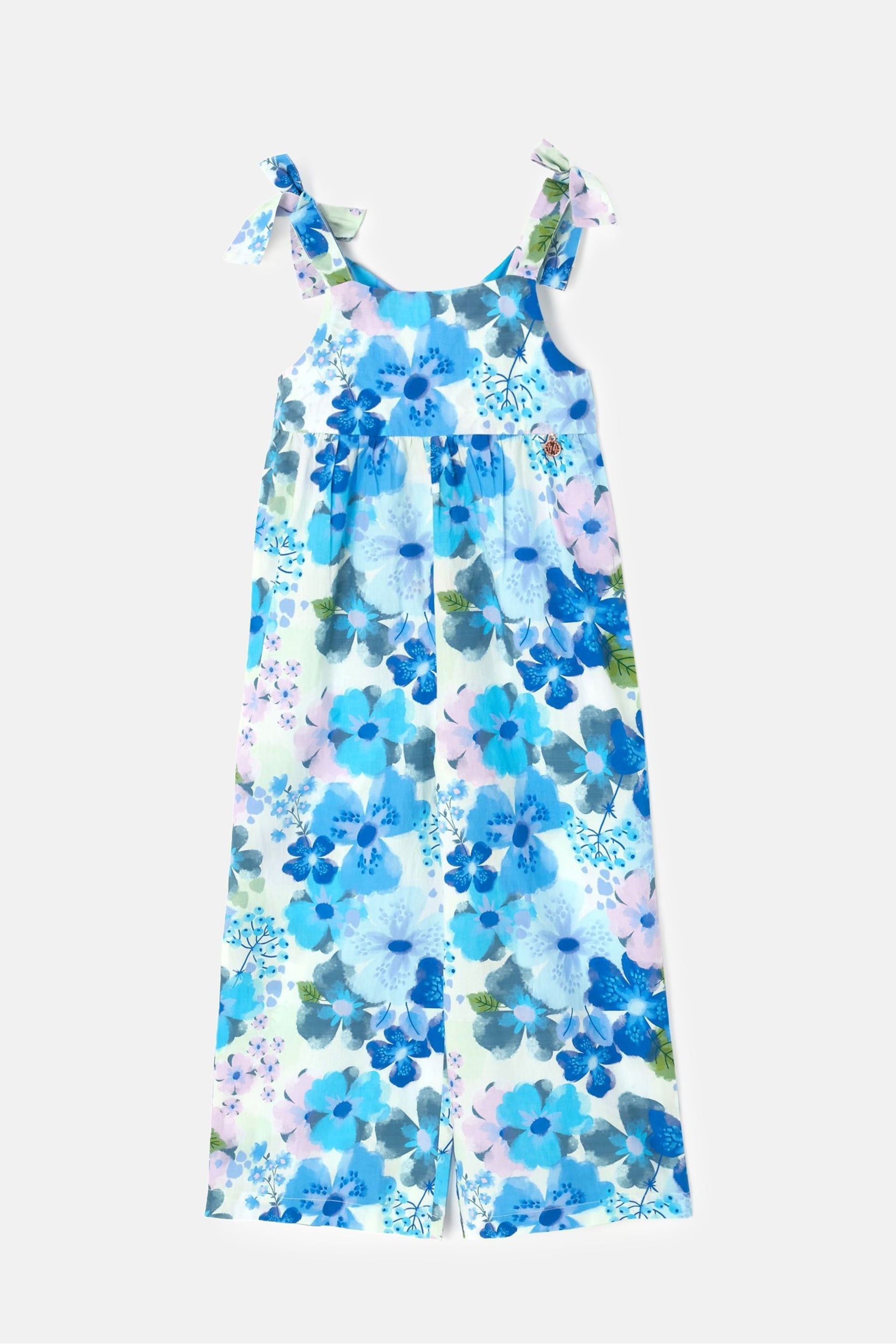 Angel & Rocket Blue Roma Floral Print Jumpsuit - Image 3 of 5