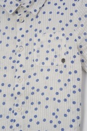Angel & Rocket White Spot Toby Textured Shirt - Image 6 of 6