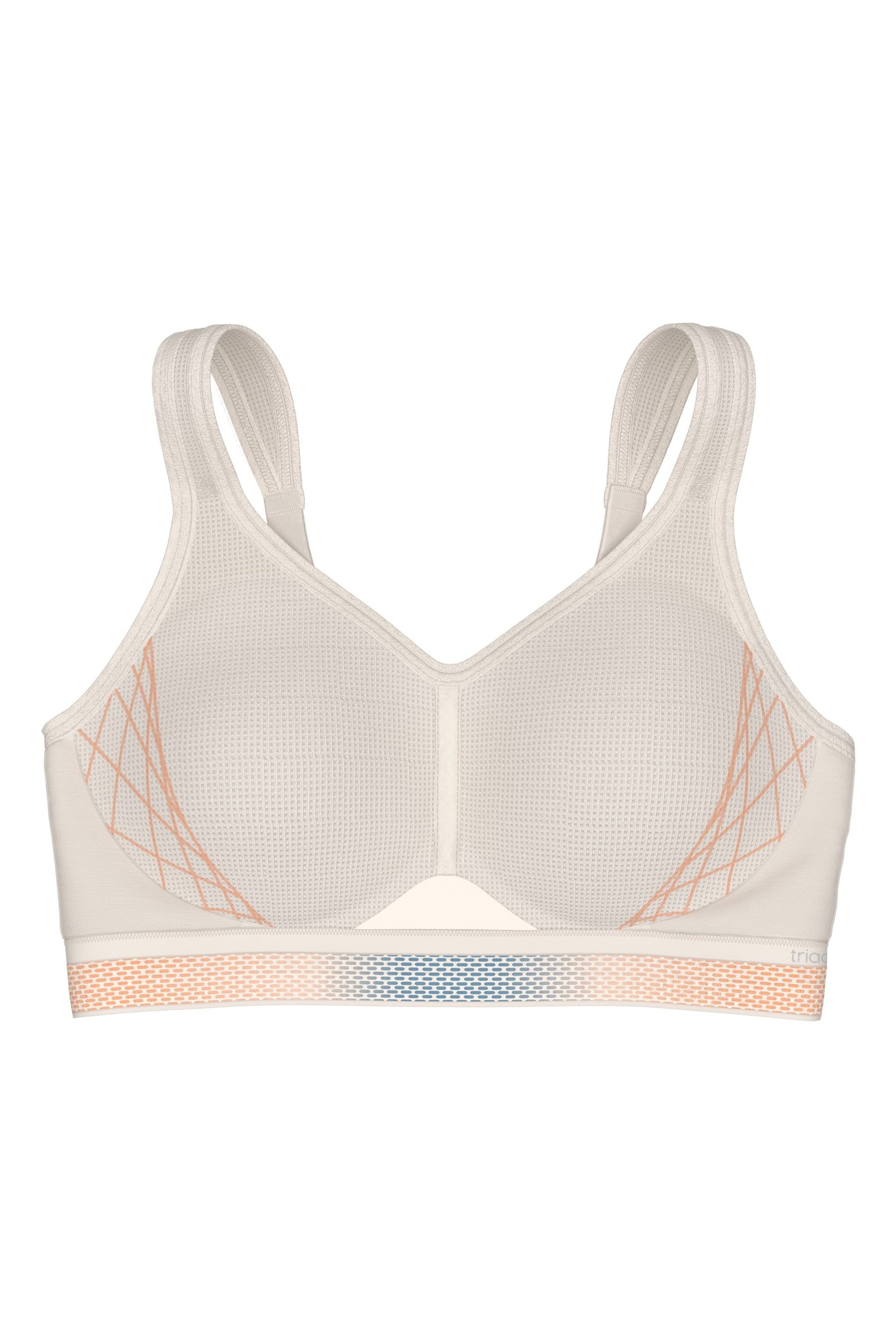 Triumph Orange Cardio Flow Padded Sports Bra - Image 5 of 6