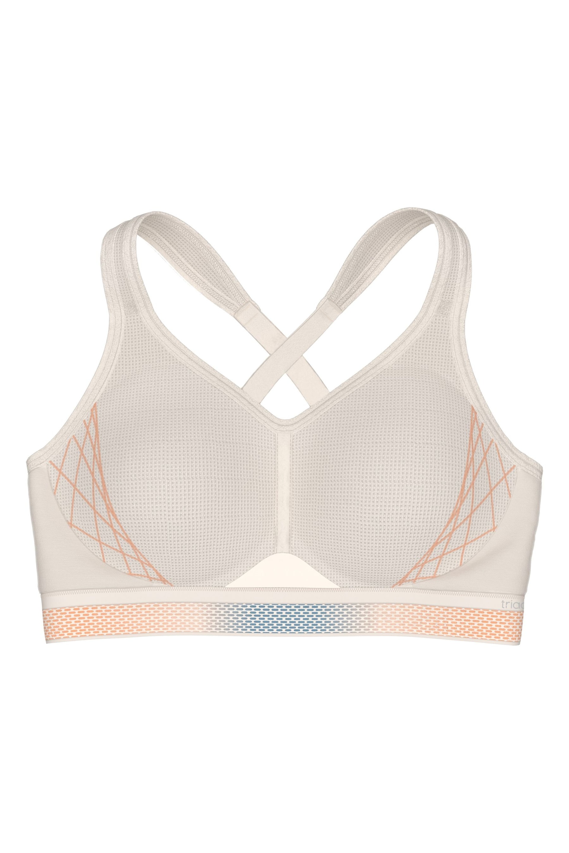 Triumph Orange Cardio Flow Padded Sports Bra - Image 6 of 6