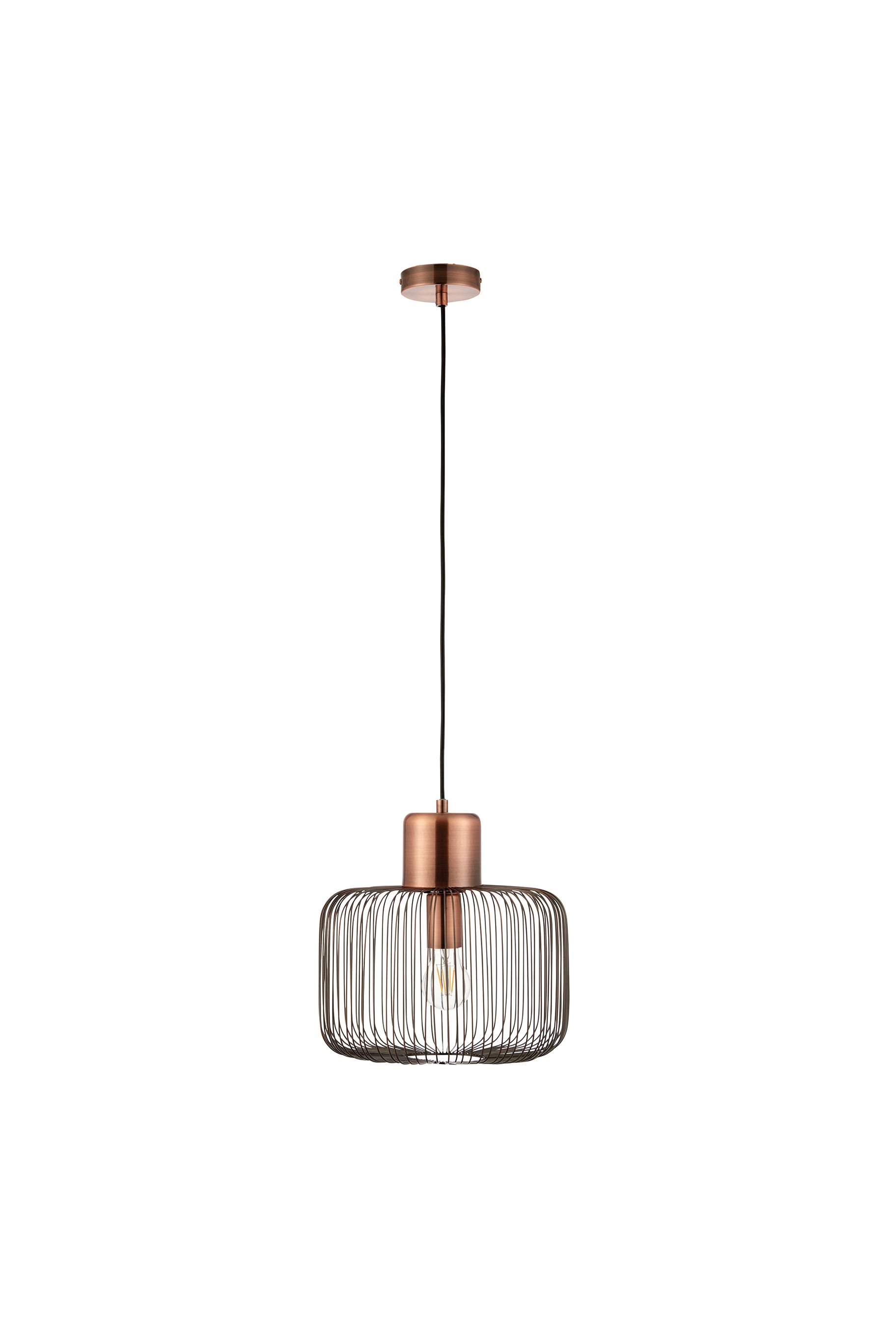 Retro copper ceiling light discount
