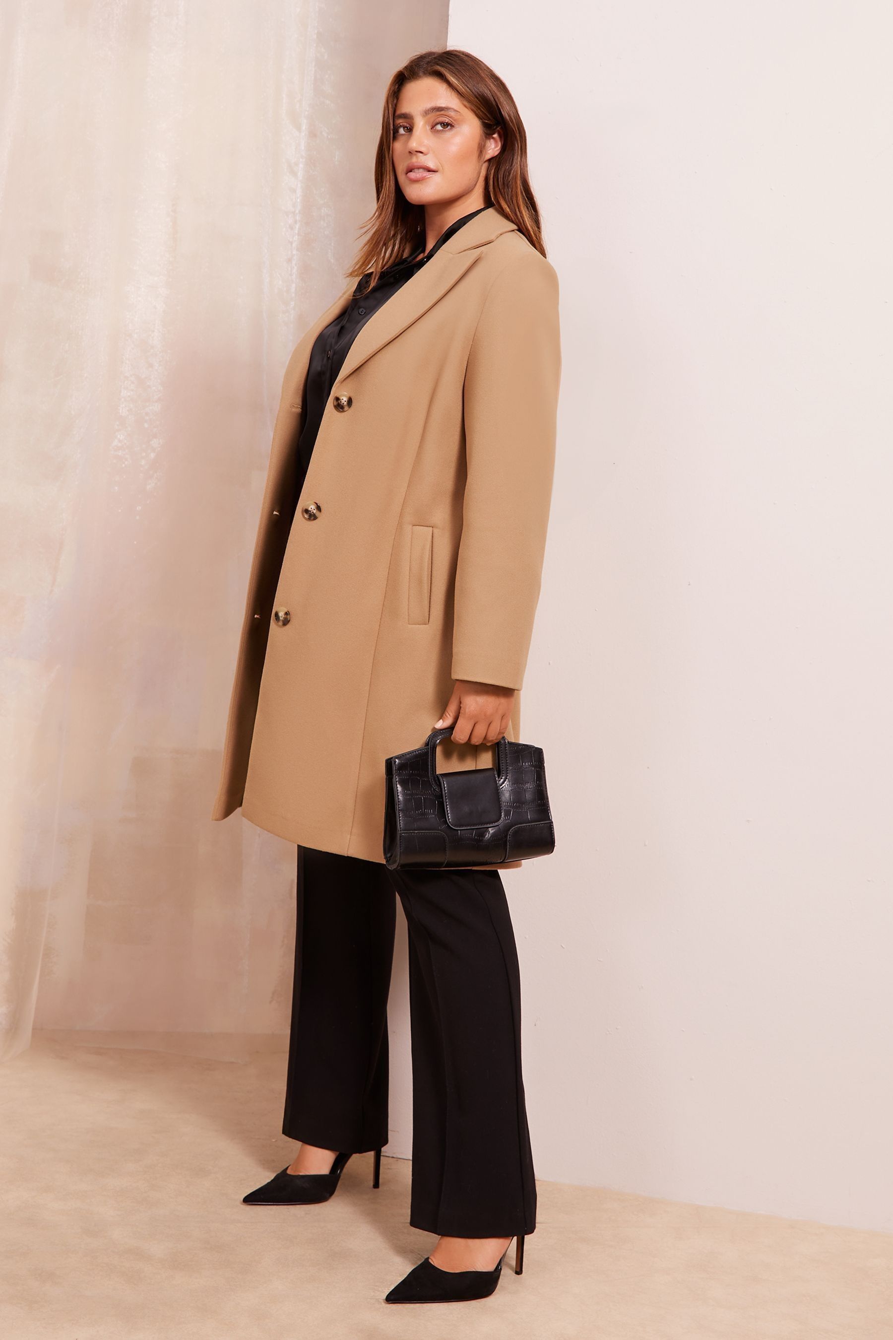 Camel smart overcoat shop