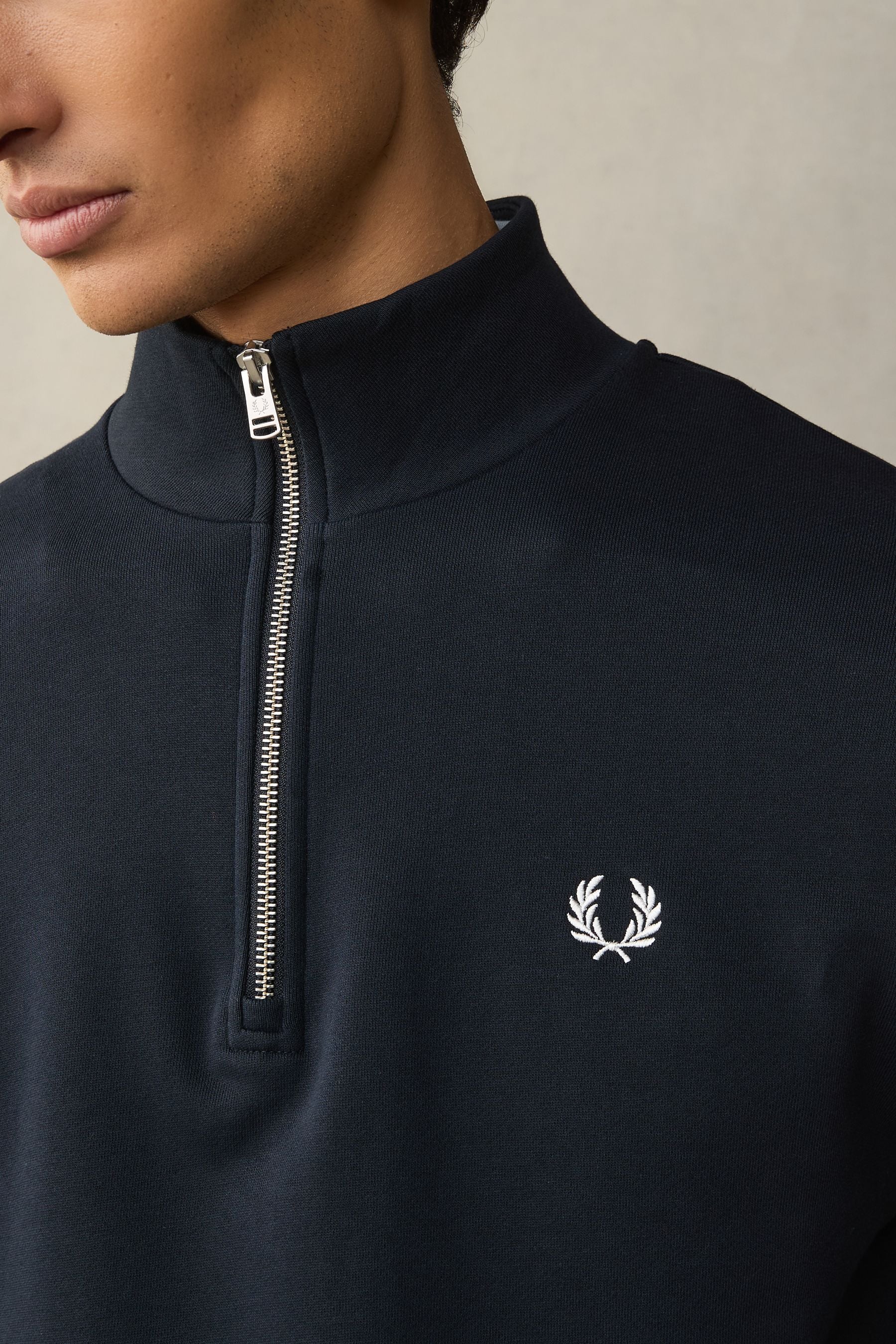 Fred perry sweatshirt mens clearance