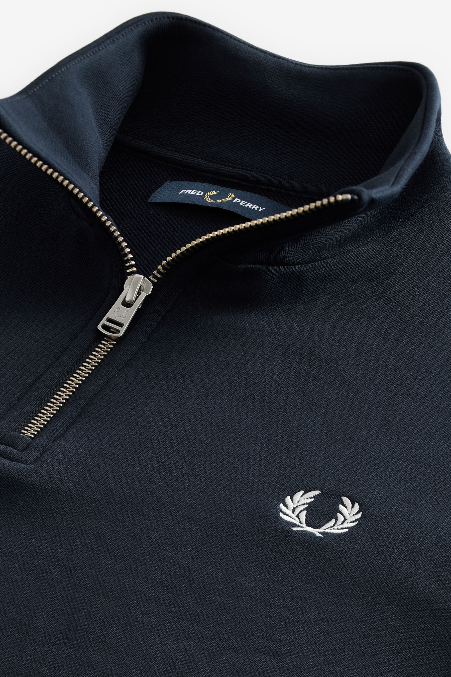 Buy Fred Perry Mens 100 Cotton Quarter Zip Sweatshirt from Next Ireland
