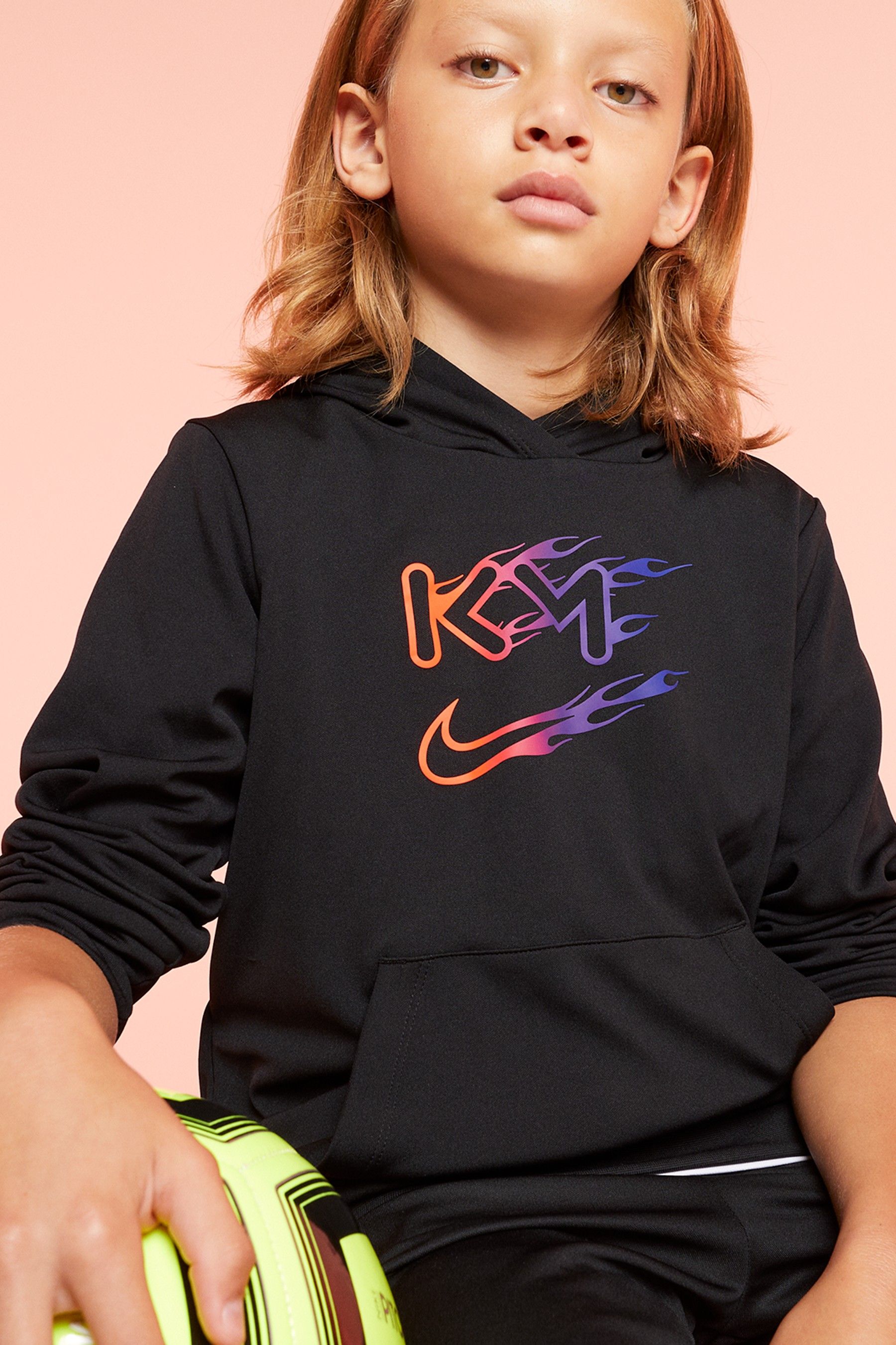Buy Nike Black Dri FIT Kylian Mbappe Hoodie from Next Luxembourg