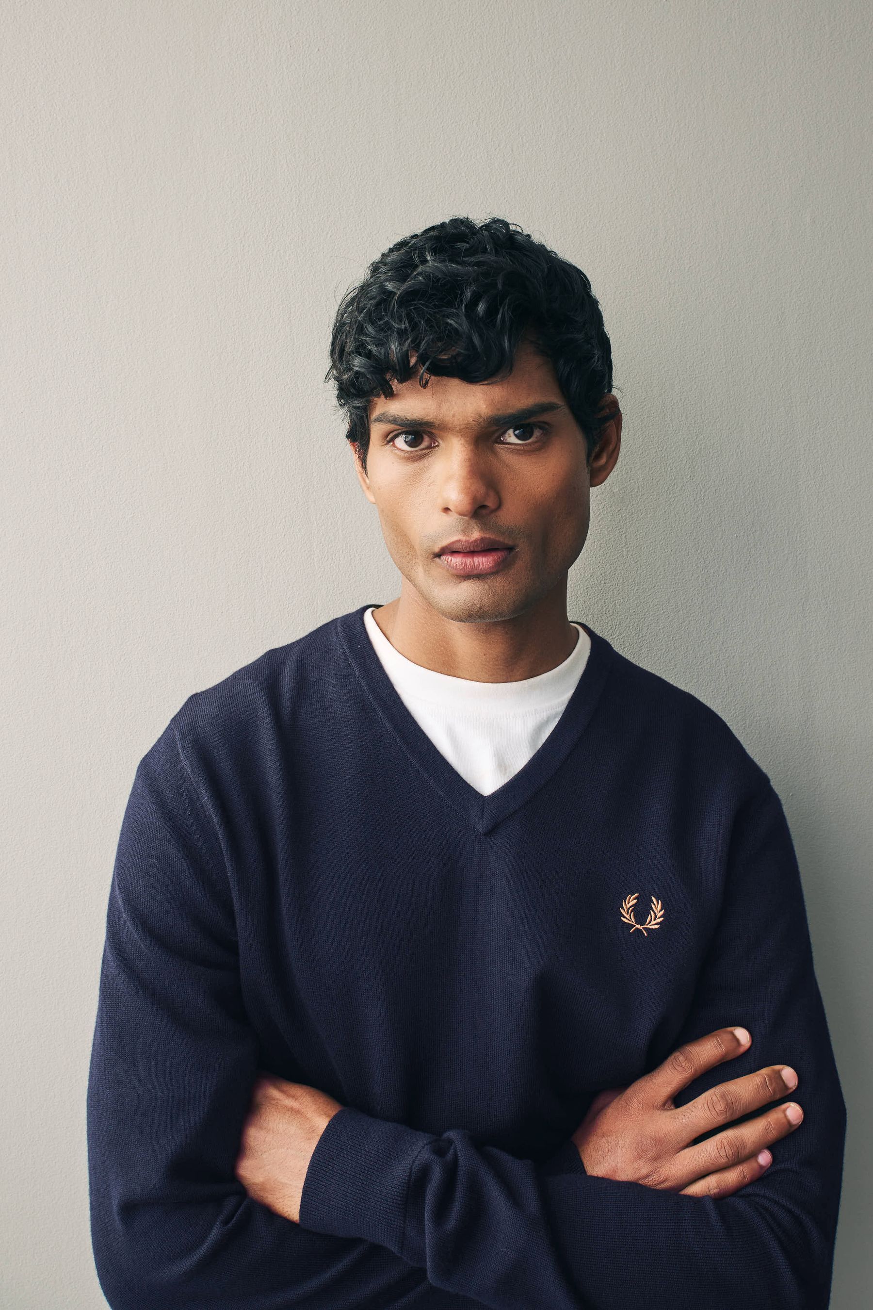 Buy Fred Perry Classic V Neck Jumper from the Next UK online shop