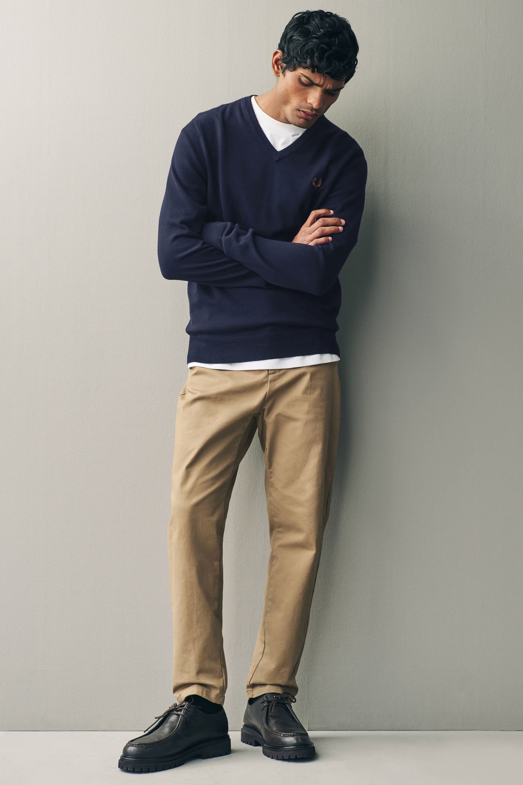 Buy Fred Perry Classic V Neck Jumper from the Next UK online shop