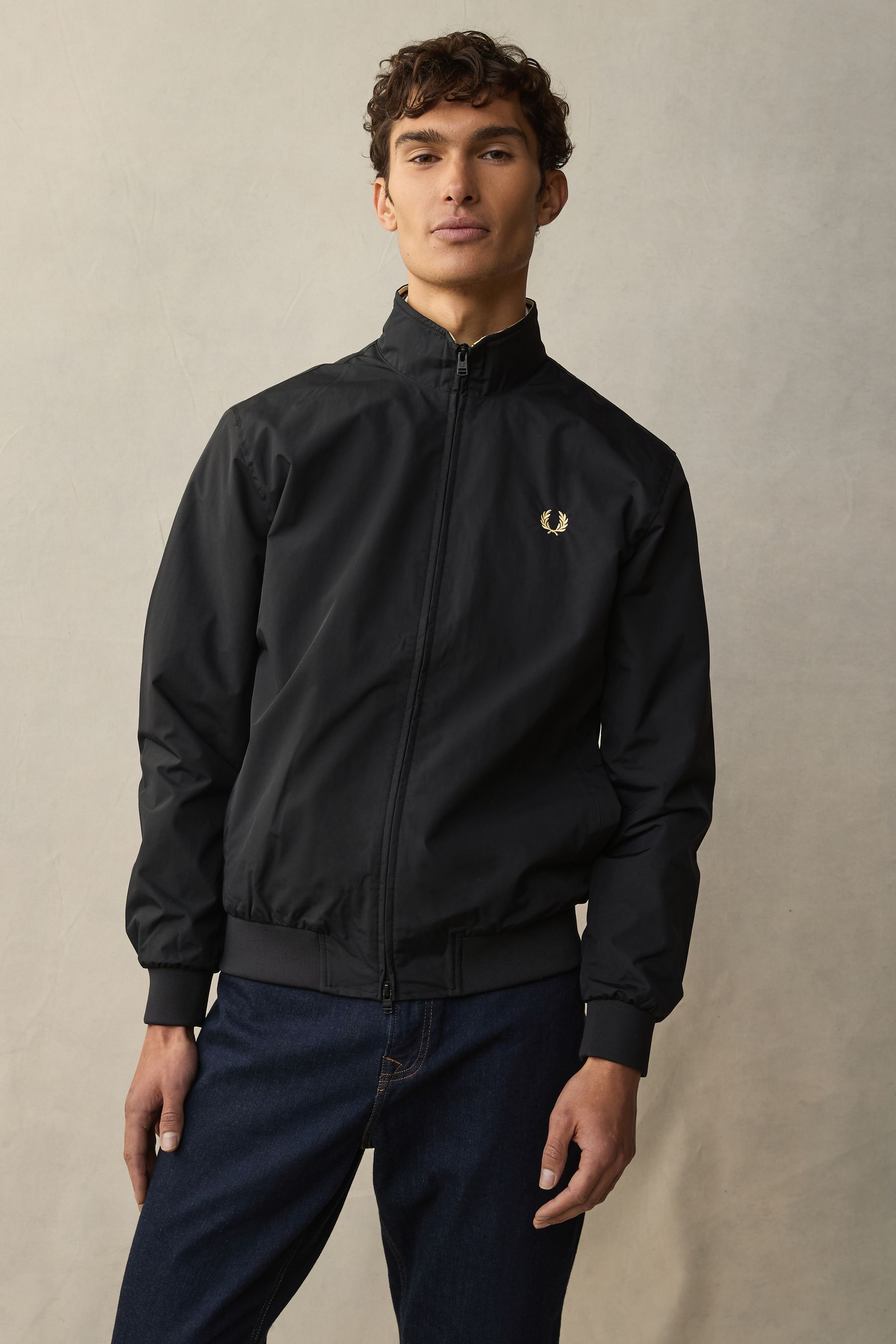 Fred perry marl brentham jacket shop