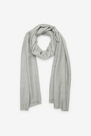 Grey Plain Midweight Scarf - Image 1 of 5