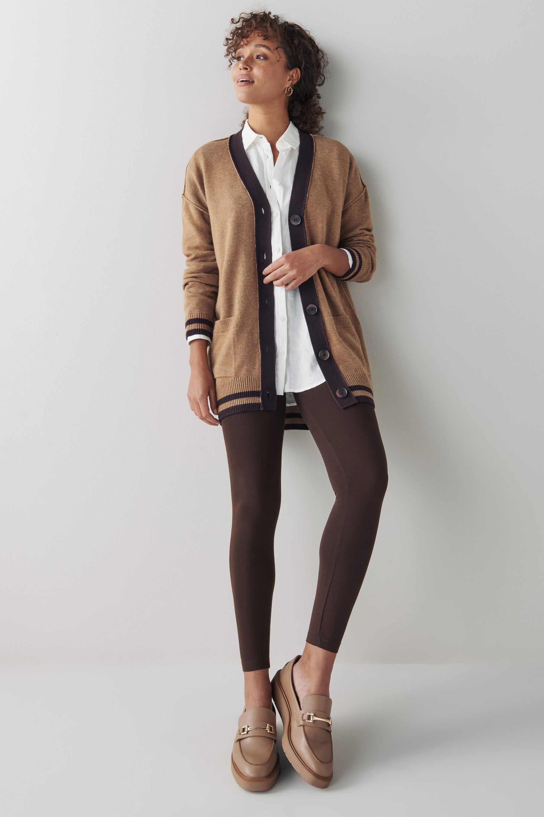 Buy Chocolate Brown Full Length Leggings from the Next UK online shop