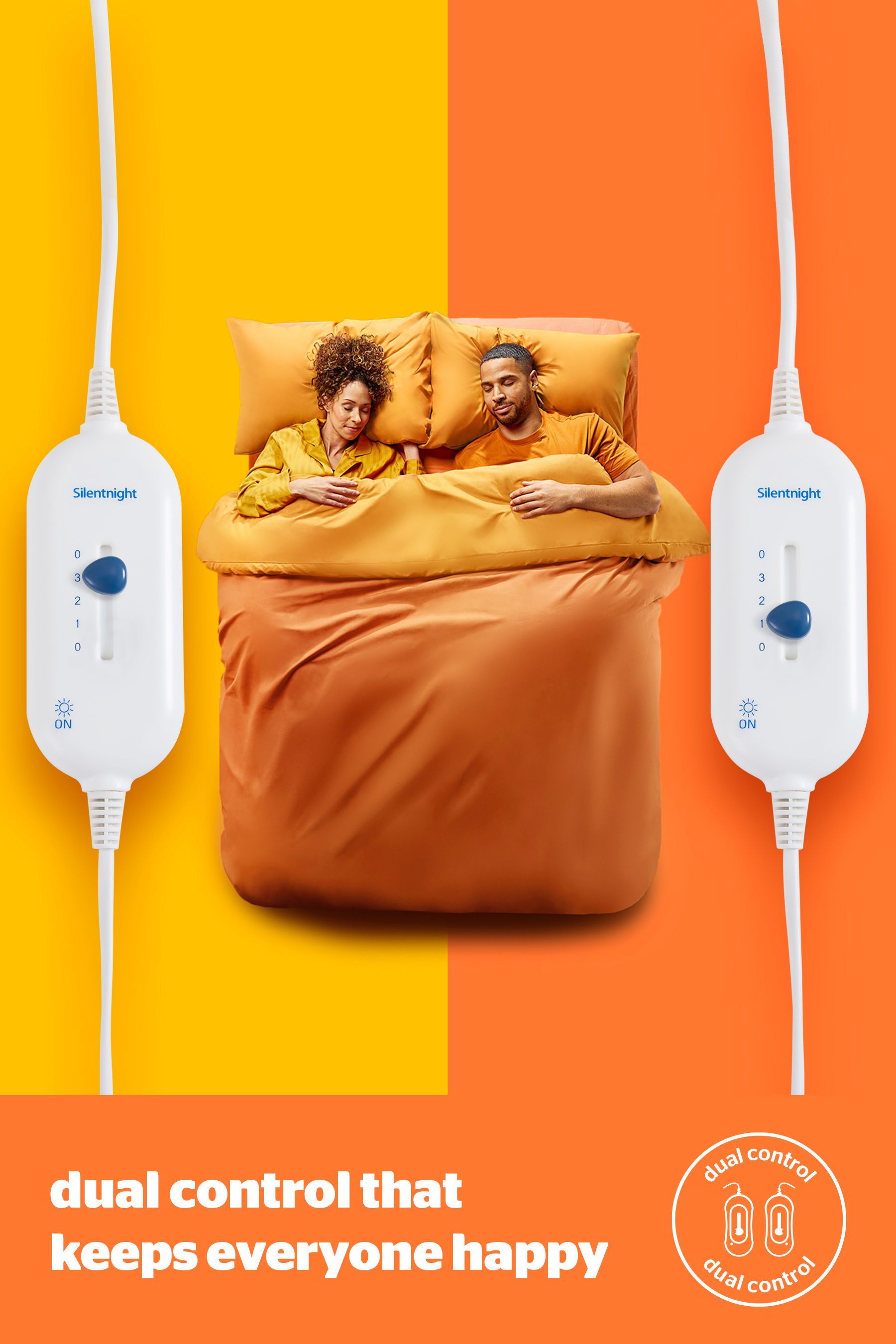 Buy Silentnight Cream Yours Mine Dual Control Electric Blanket from the Next UK online shop