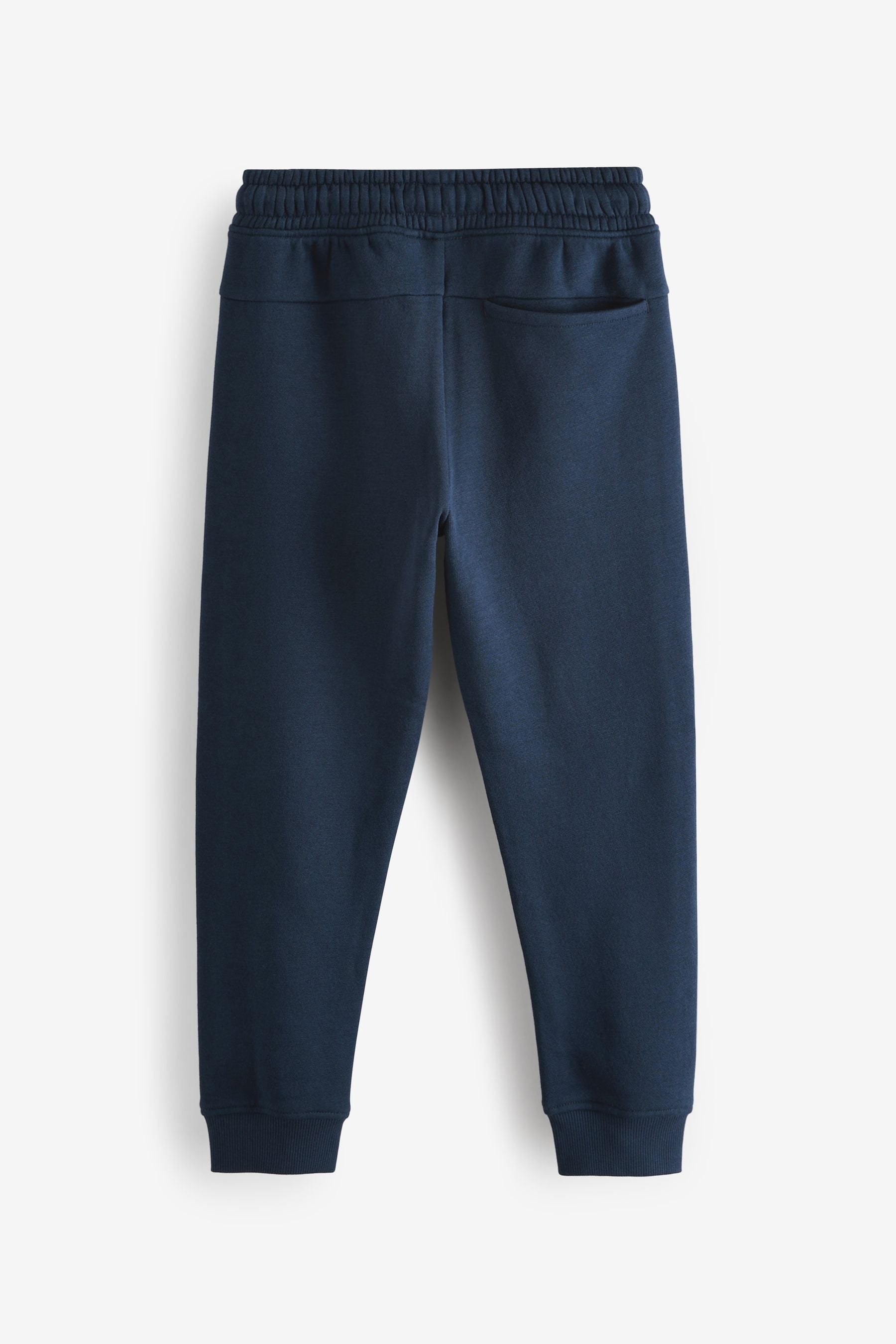 Buy Navy Slim Fit Zip Joggers 3 16yrs from the Next UK online shop