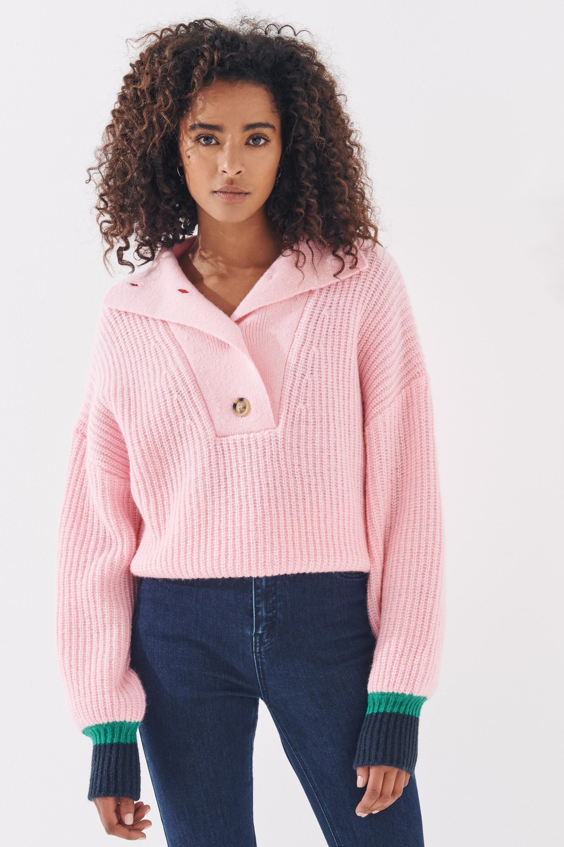 Buy POM Amsterdam Pink Jumper from Next Luxembourg