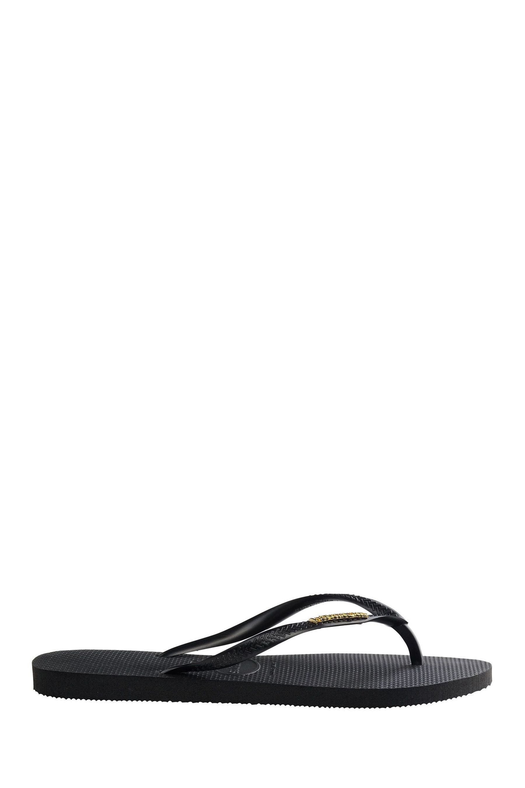 Havaianas Slim Logo Metallic Flip Flops