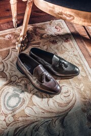 Jones Bootmaker Black Cannon Street Handmade Men's Loafers - Image 2 of 7