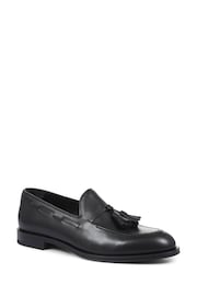 Jones Bootmaker Black Cannon Street Handmade Men's Loafers - Image 4 of 7