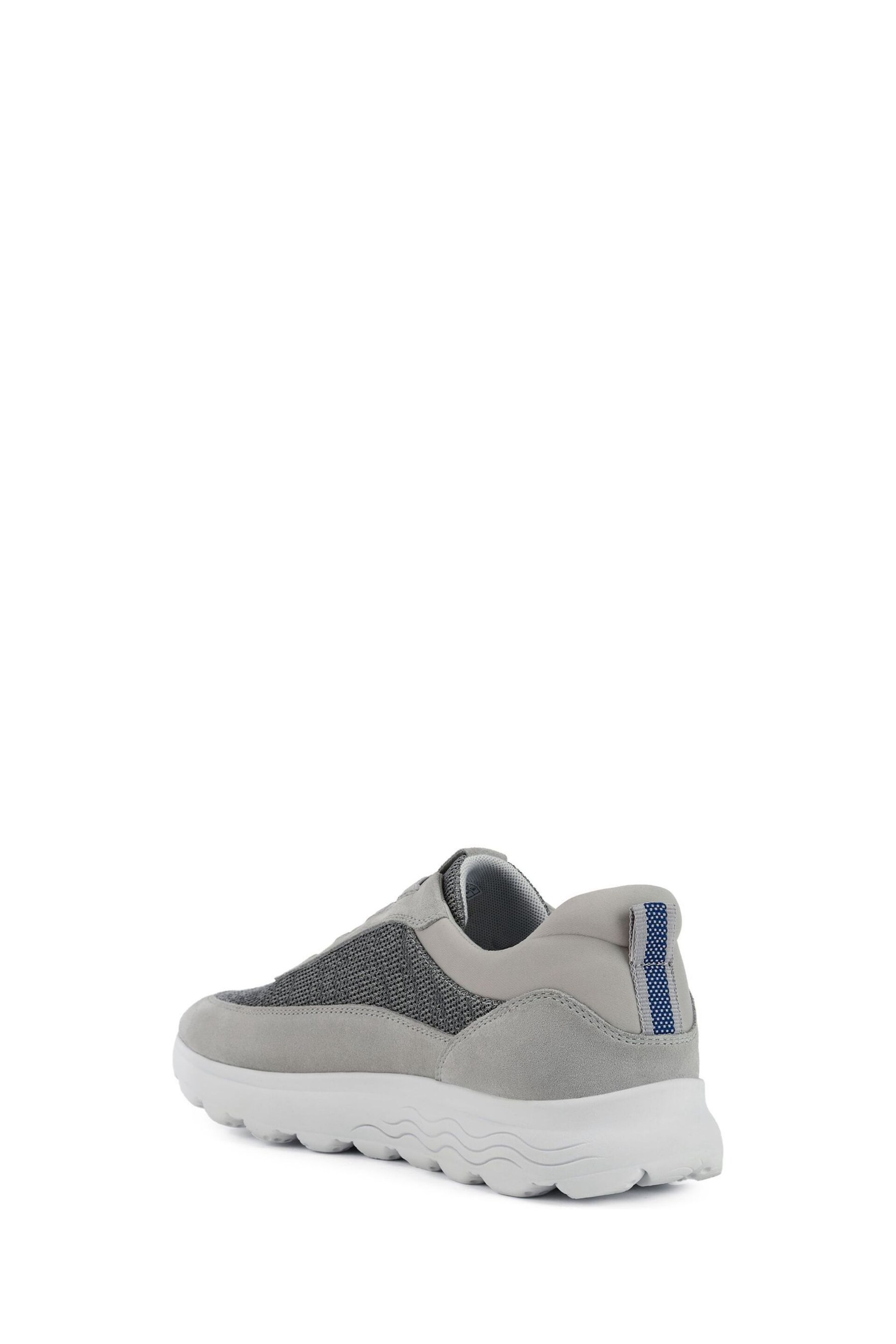 Geox Mens Spherica Grey Sneakers - Image 3 of 5