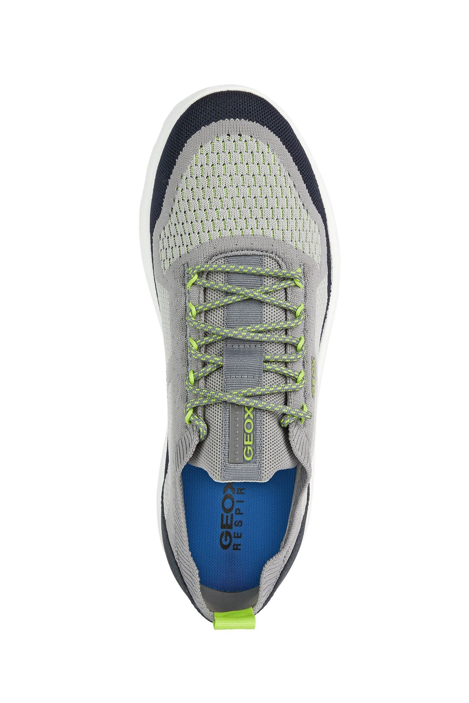 Geox Mens Spherica Blue Sneakers - Image 2 of 5