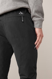 Black Slim Shower Resistant Walking Trousers - Image 3 of 5