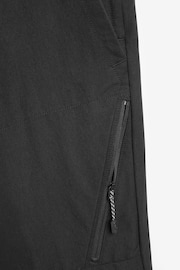 Black Slim Shower Resistant Walking Trousers - Image 5 of 5