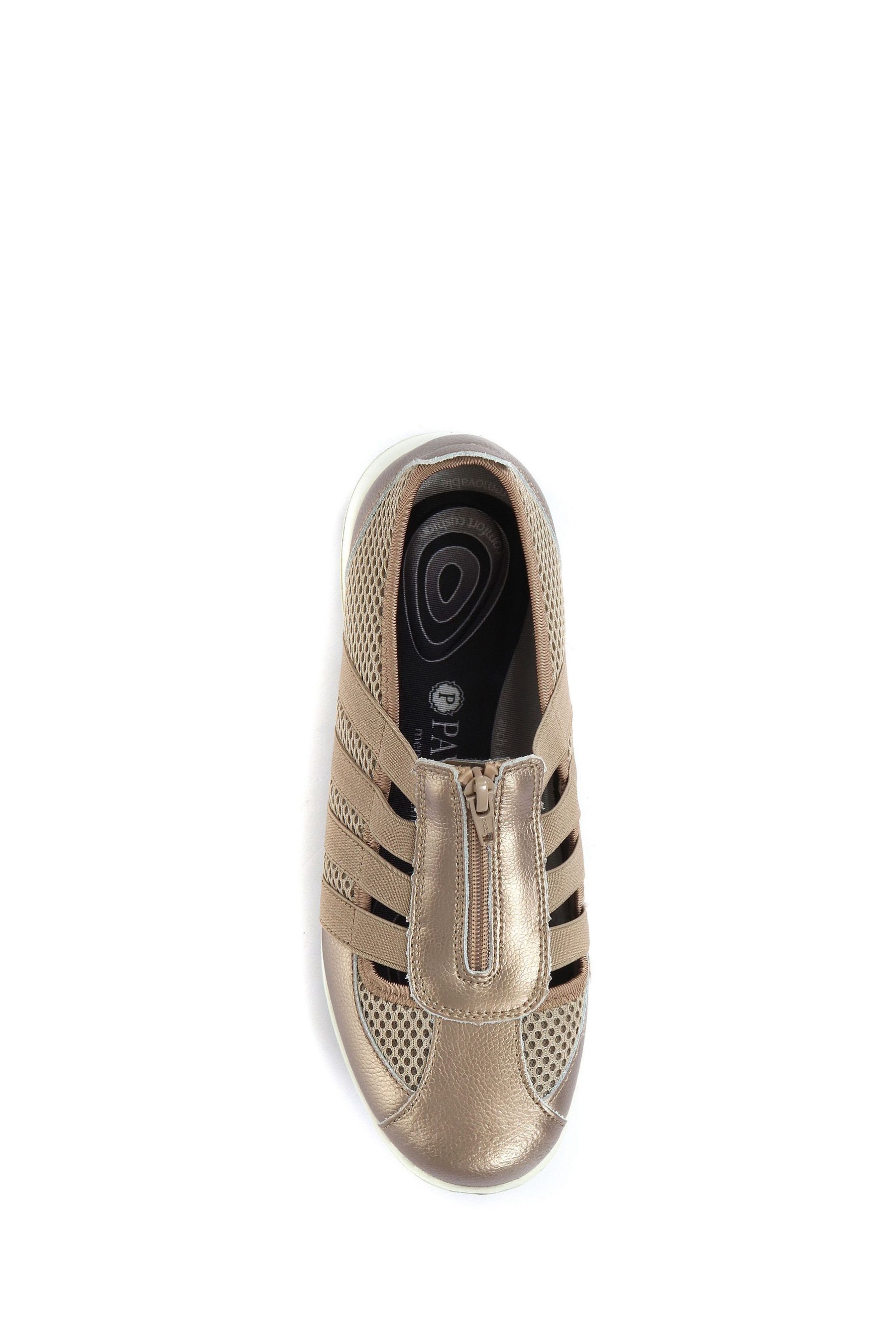 Buy Pavers Pewter Ladies Wide Fit Casual Slip On Shoes from Next Luxembourg