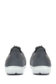 Pavers Grey Ladies Wide Fit Casual Slip-On Shoes - Image 2 of 5