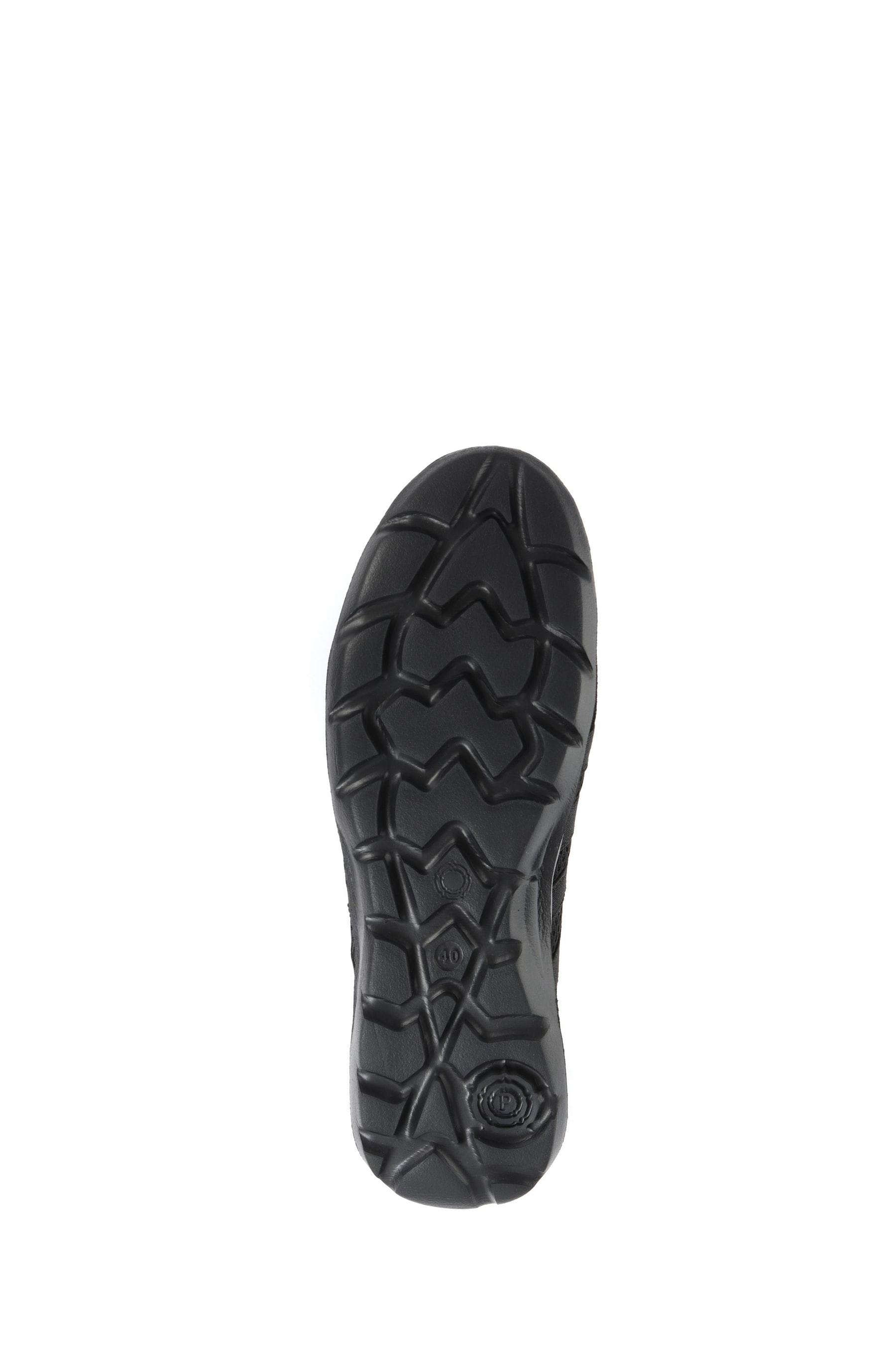 Buy Pavers Black Ladies Wide Fit Casual Slip On Shoes from Next Luxembourg