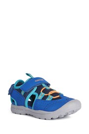 Geox Junior Boys Vaniett Blue Sandals - Image 3 of 6