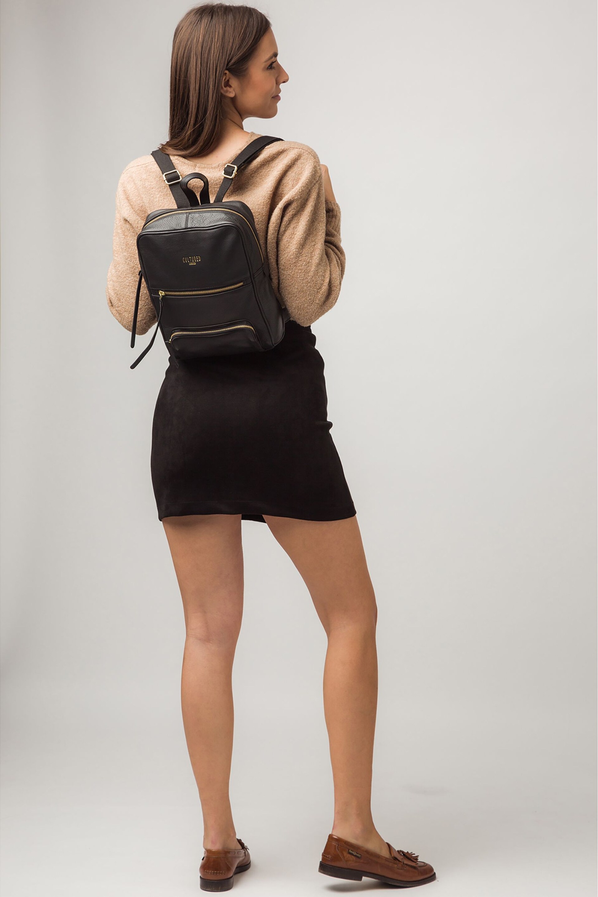 Cultured London Abbey Leather Backpack - Image 1 of 5
