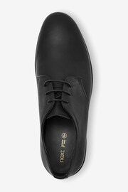 Black Cleated Lace-Up Derby Shoes - Image 3 of 4