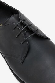 Black Cleated Lace-Up Derby Shoes - Image 4 of 4