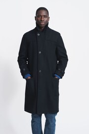 Aubin Blue Raleigh Wool Coat - Image 3 of 7