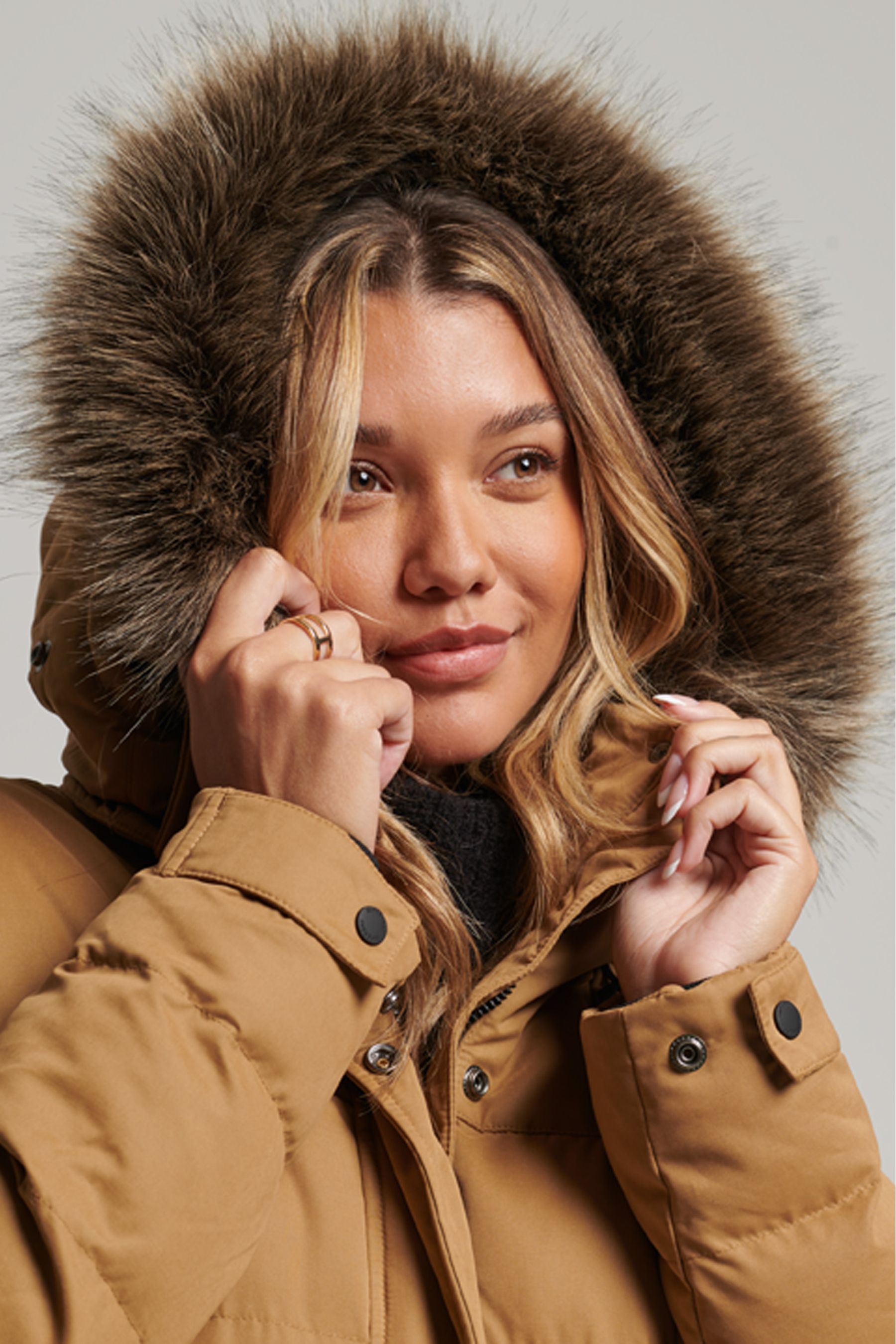Superdry new model microfibre parka jacket on sale